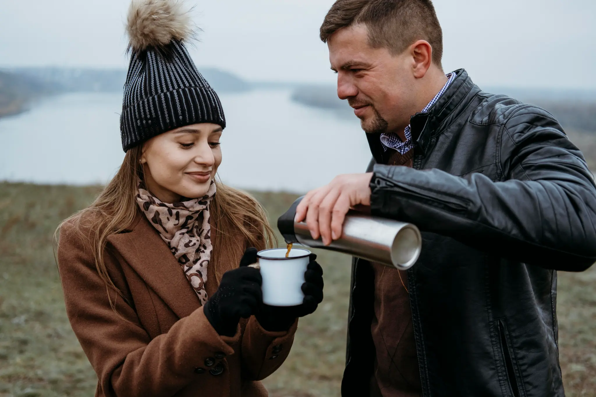 Morning coffee ritual